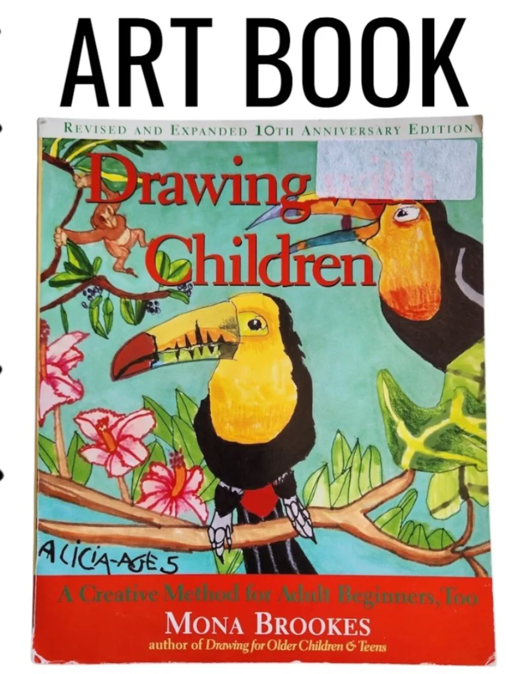 Drawing with Children Mona Brookes Art Paperback Book Craft 9780874778274 School